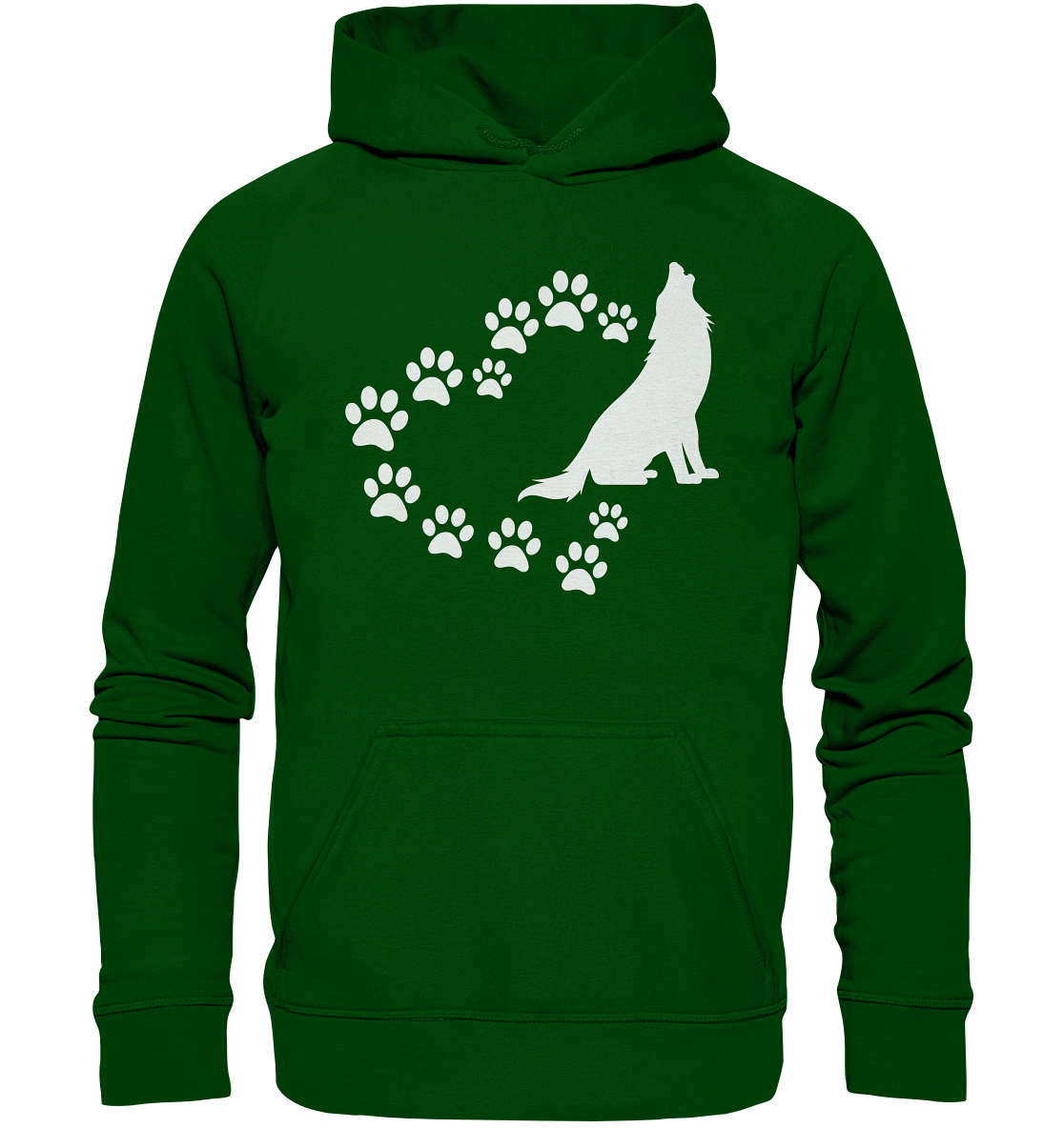 Herz mit Wolf | Unisex Hoodie - Basic Unisex Hoodie