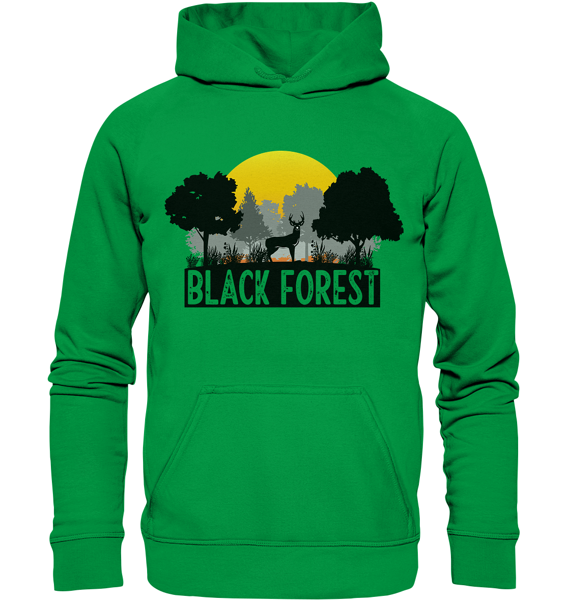 Black Forest Sunset | Unisex Hoodie - Basic Unisex Hoodie