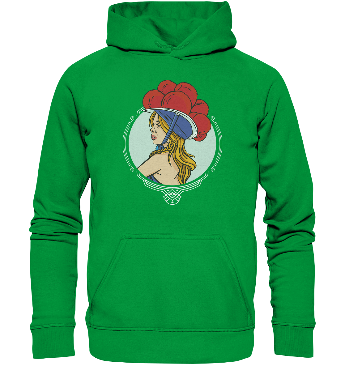 Schwarzwälderin mit Bollenhut | Organic Hoodie
