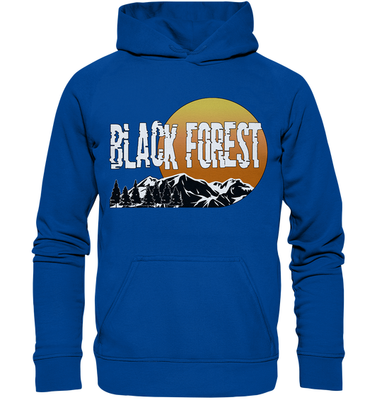 Black Forest Sonnenuntergang | Unisex Hoodie Gr. XXL