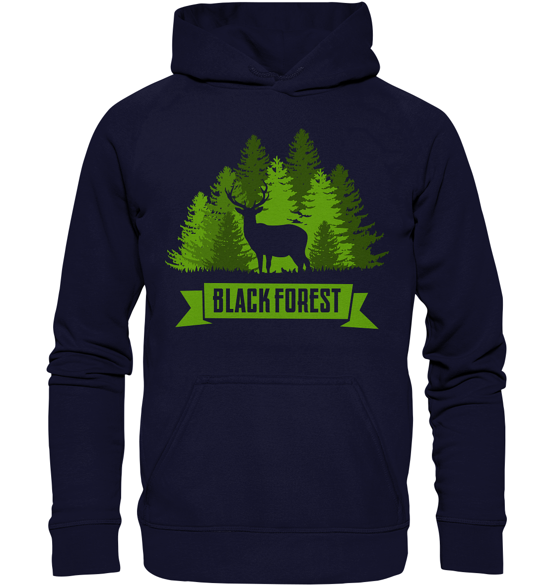 Black Forest Hirsch & Wald | Organic Hoodie