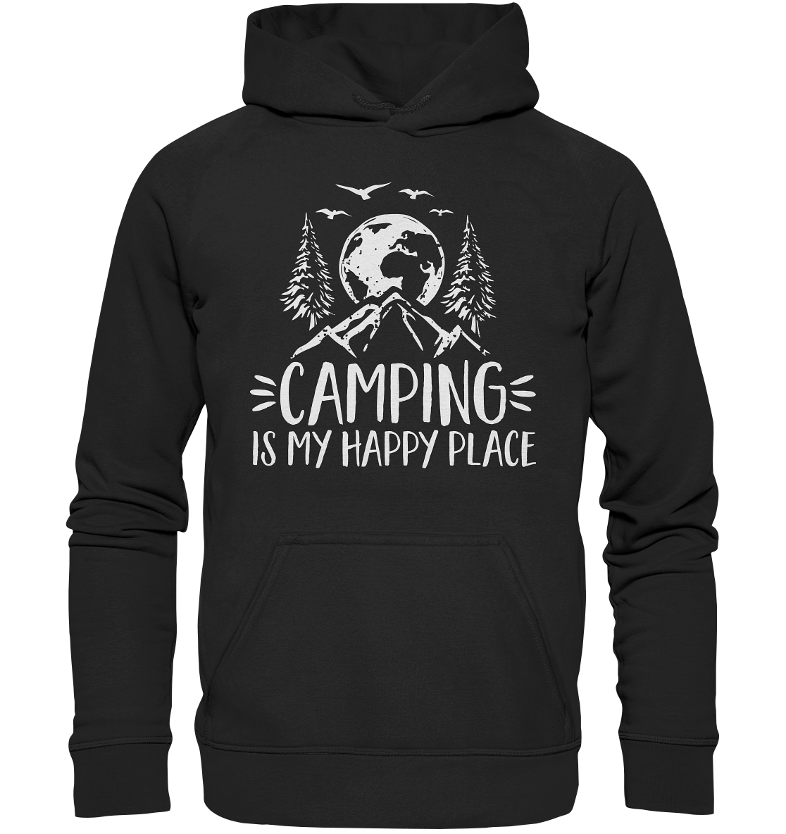 Camping Is My Happy Place | Unisex Hoodie