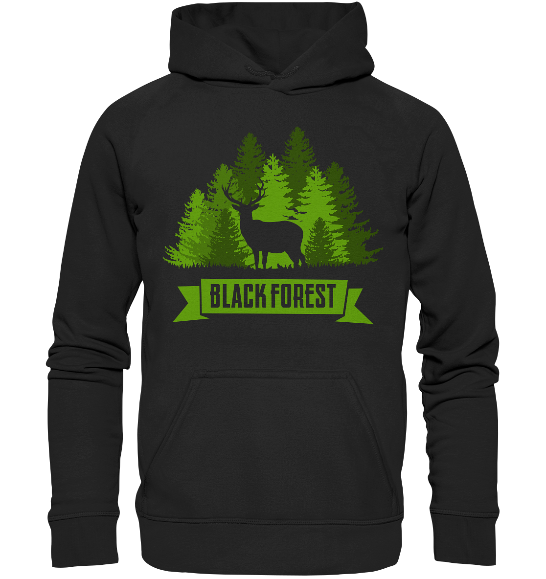 Black Forest Hirsch & Wald | Organic Hoodie