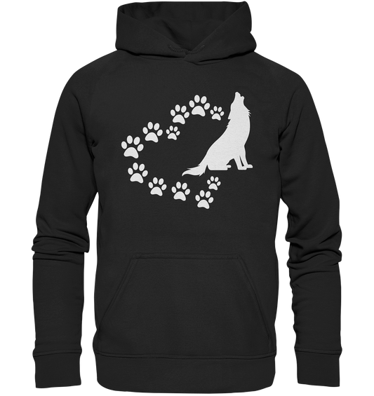 Herz mit Wolf | Unisex Hoodie - Basic Unisex Hoodie