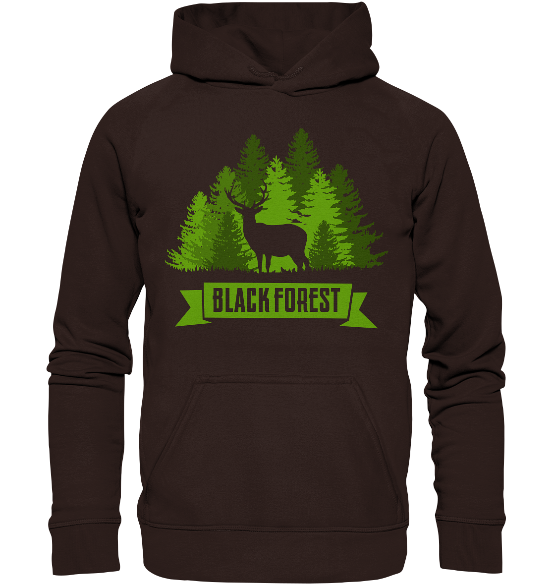 Black Forest Hirsch & Wald | Organic Hoodie