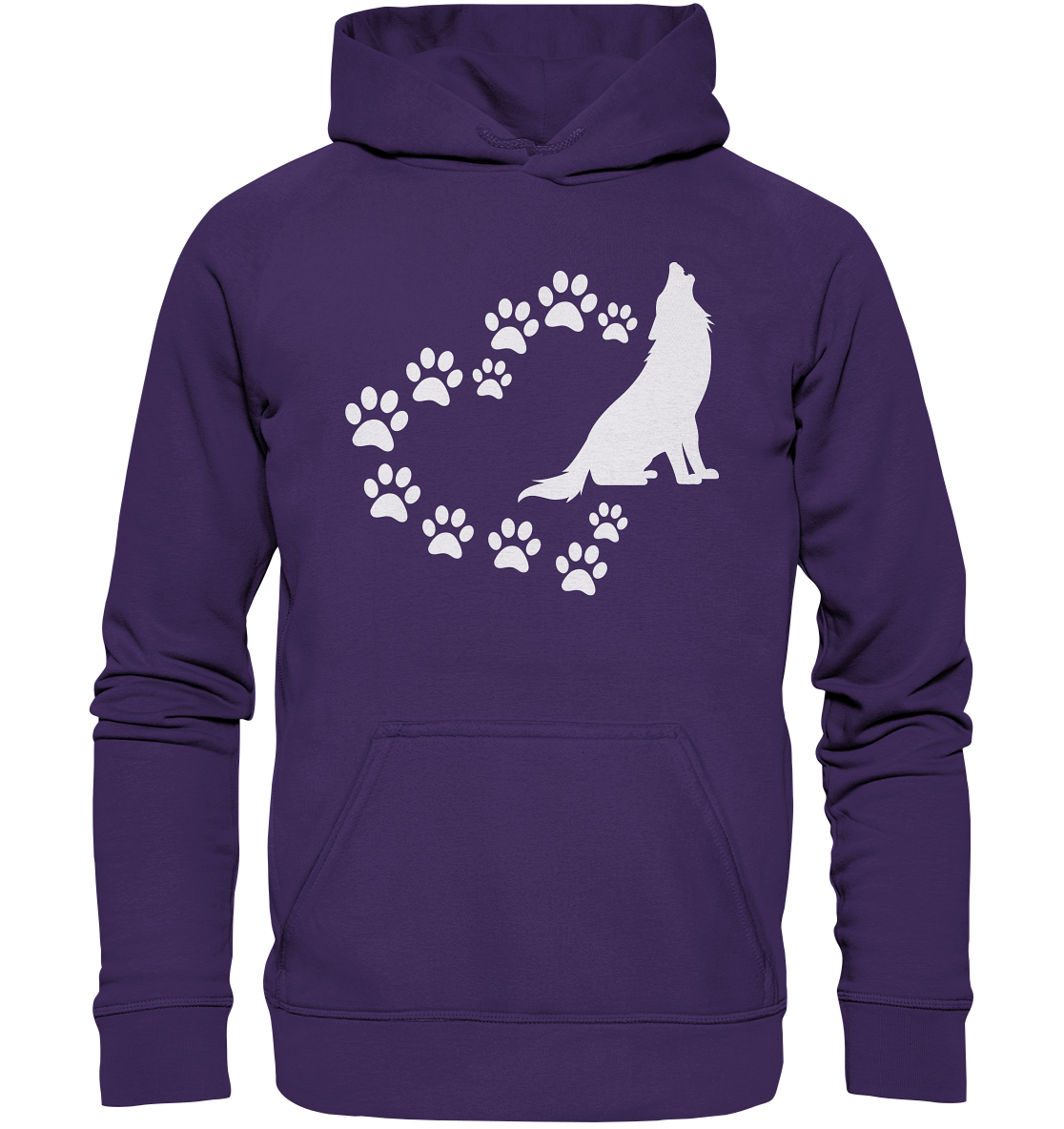 Herz mit Wolf | Unisex Hoodie - Basic Unisex Hoodie