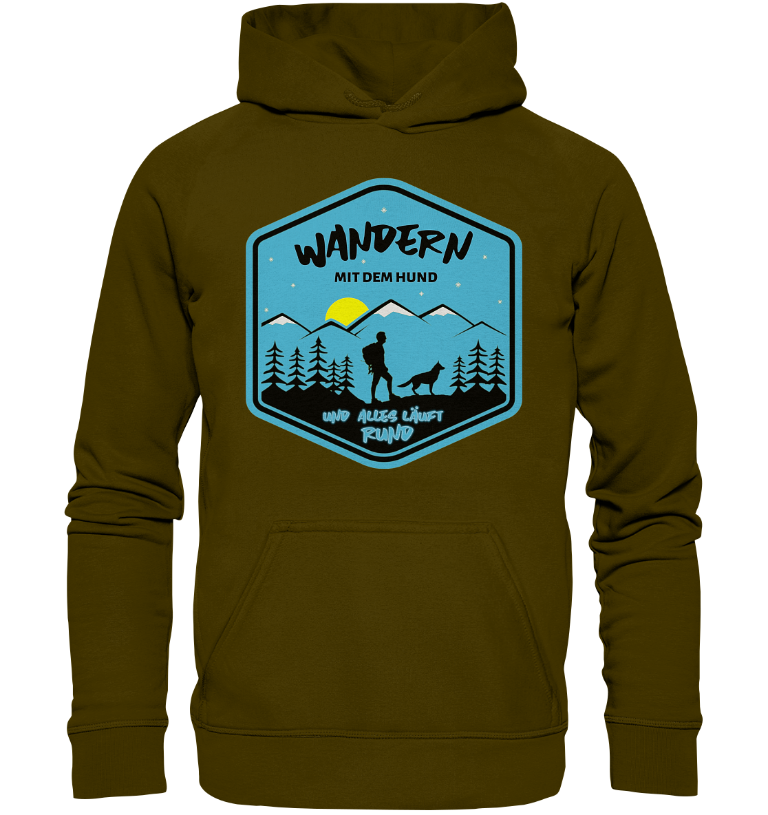 Wandern mit Hund | Organic Hoodie