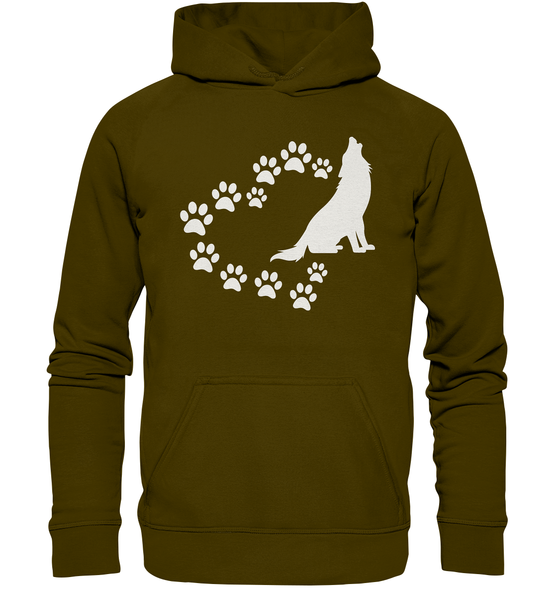 Herz mit Wolf | Unisex Hoodie - Basic Unisex Hoodie