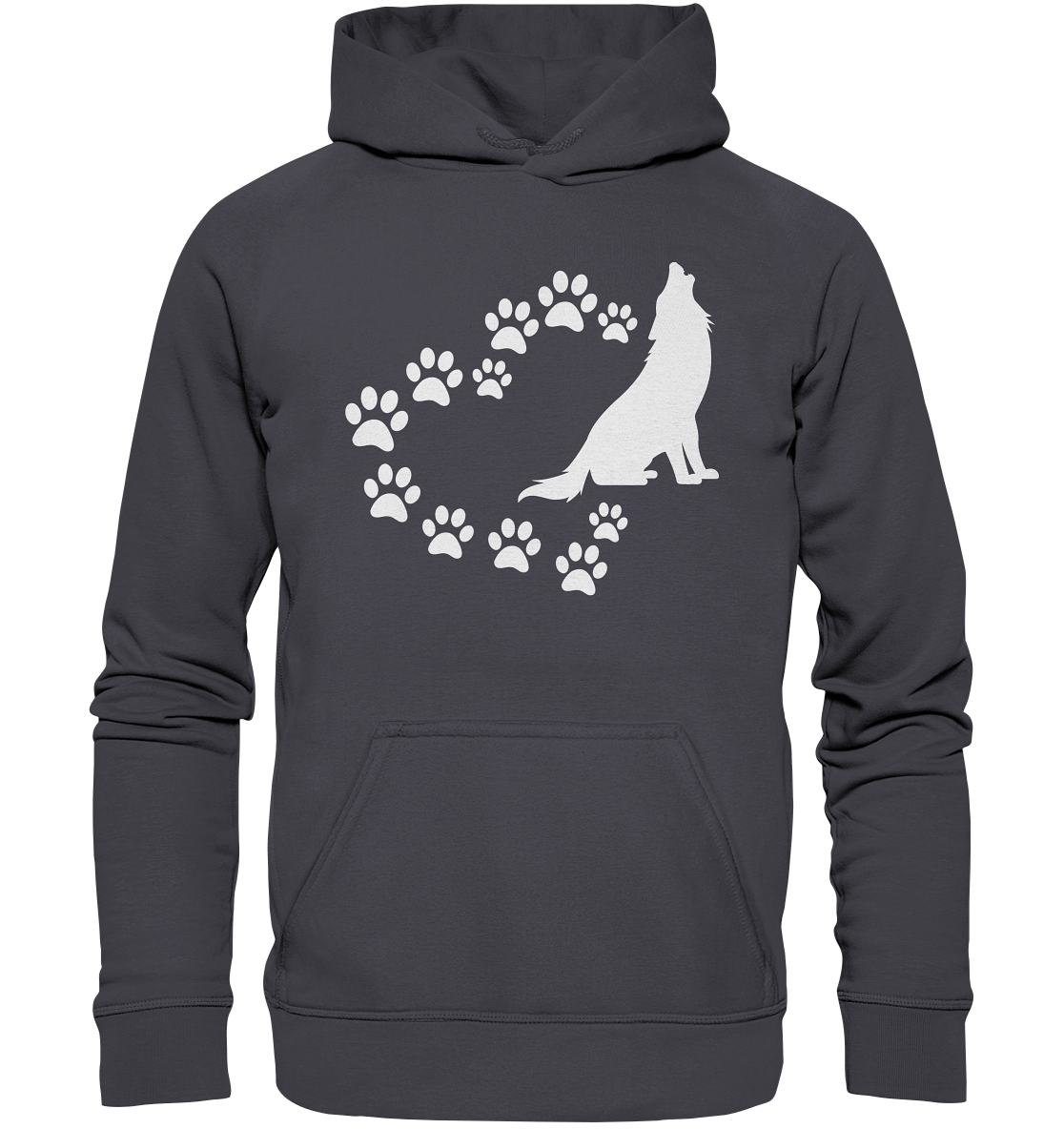 Herz mit Wolf | Unisex Hoodie - Basic Unisex Hoodie