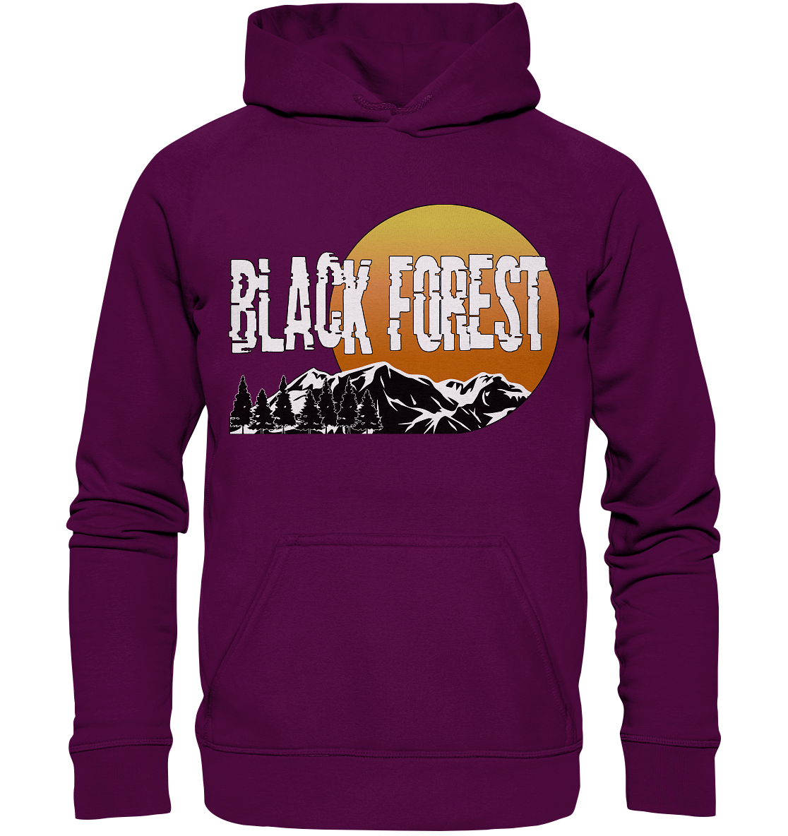 Black Forest Sonnenuntergang | Unisex Hoodie