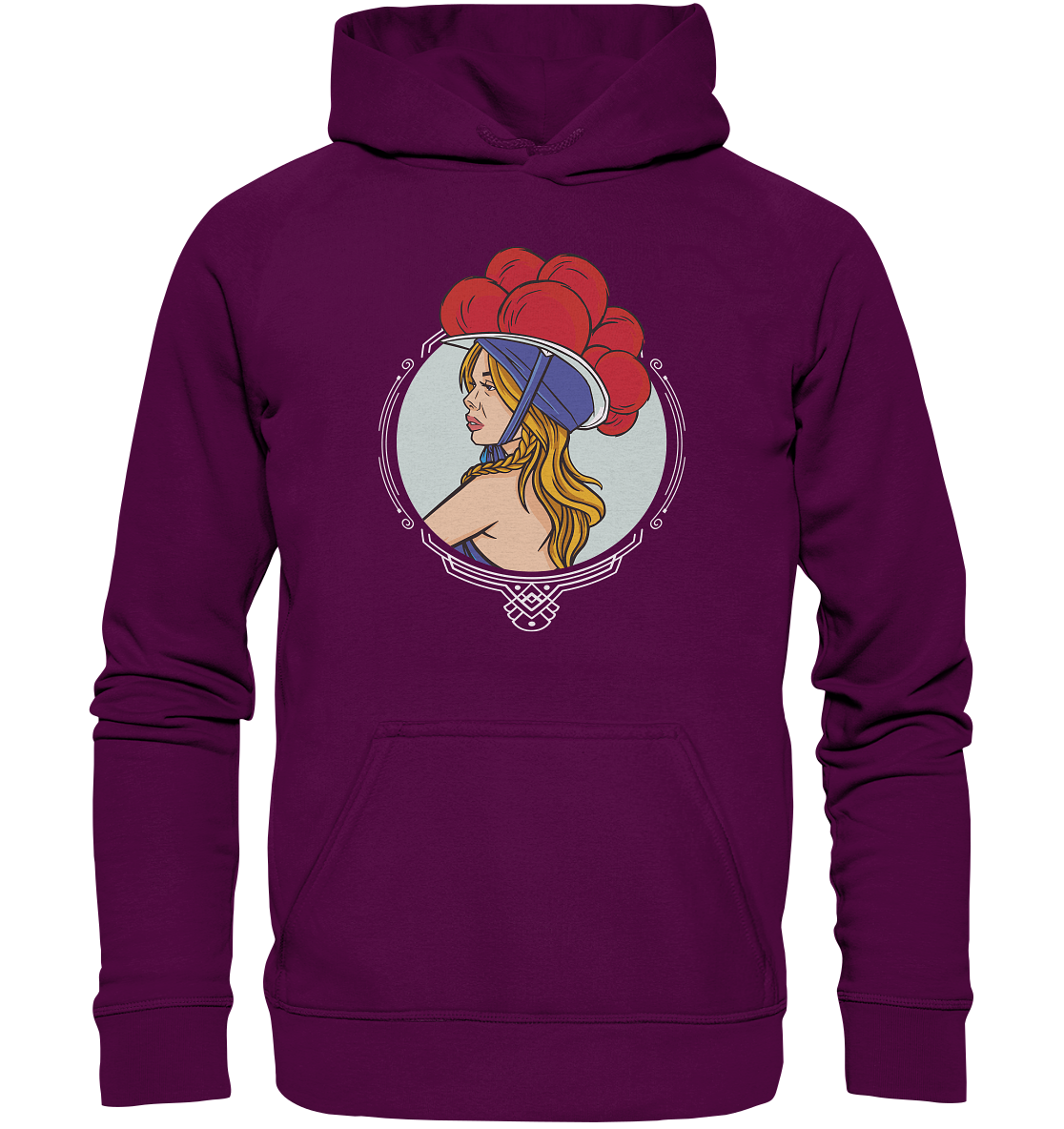 Schwarzwälderin mit Bollenhut | Organic Hoodie
