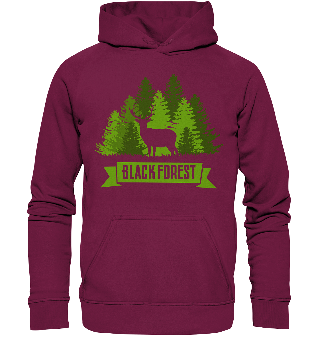 Black Forest Hirsch & Wald | Organic Hoodie