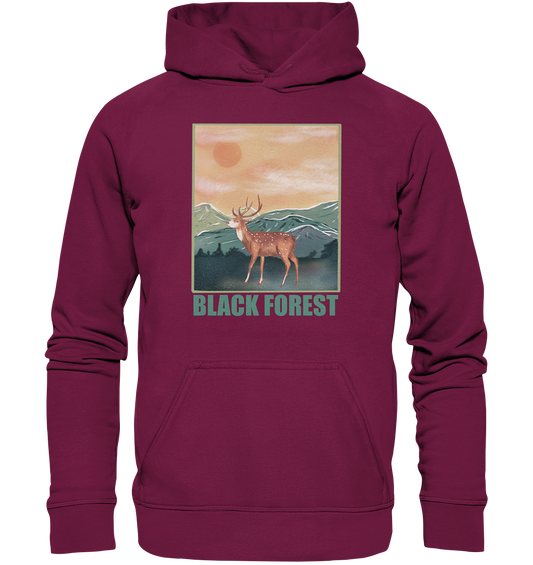 Black Forest Hirsch | Organic Hoodie