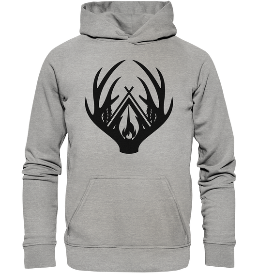 Camping Hirschgeweih | Premium Hoodie