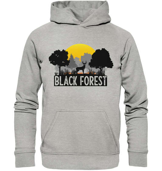 Black Forest Sonnenuntergang | Organic Hoodie