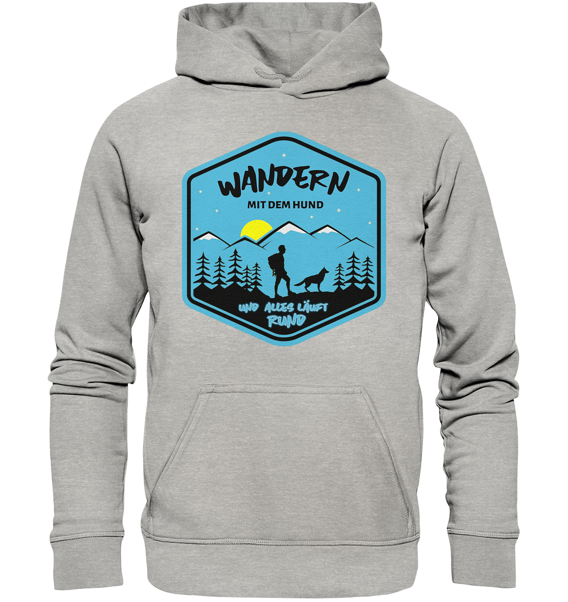 Wandern mit Hund | Organic Hoodie