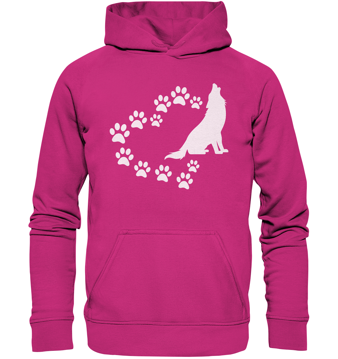 Herz mit Wolf | Unisex Hoodie - Basic Unisex Hoodie