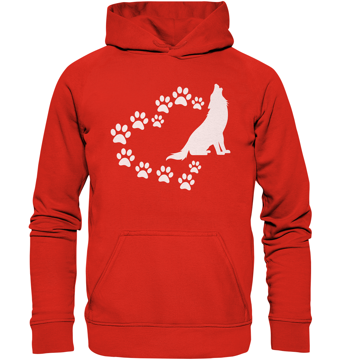 Herz mit Wolf | Unisex Hoodie - Basic Unisex Hoodie