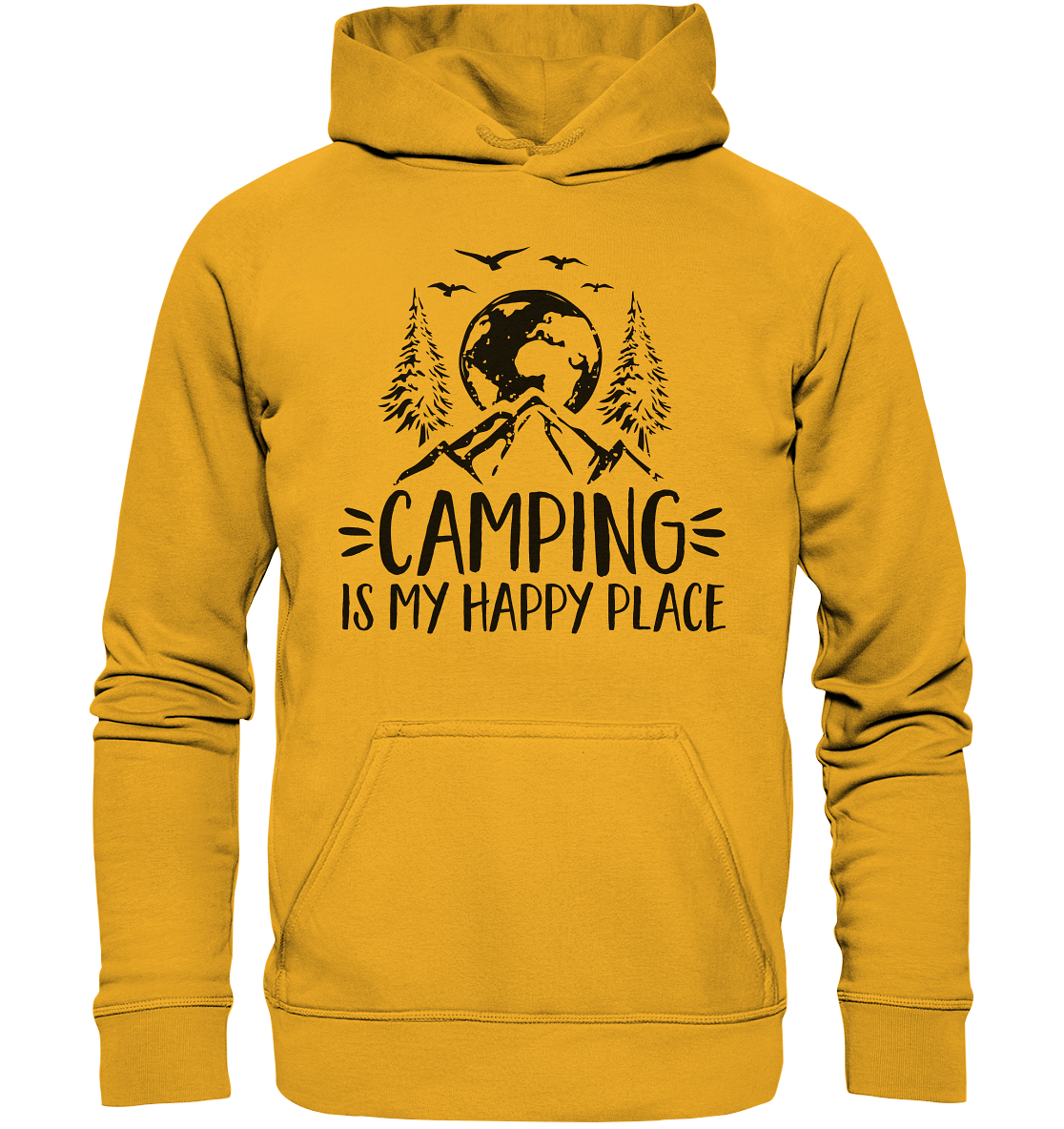Camping Is My Happy Place | Unisex Hoodie