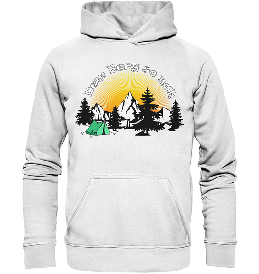 Dem Berg so nah | Organic Hoodie
