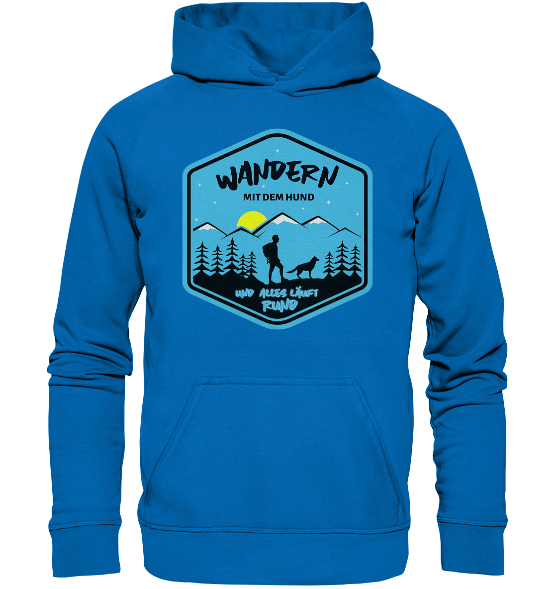 Wandern mit Hund | Organic Hoodie 3XL-5XL
