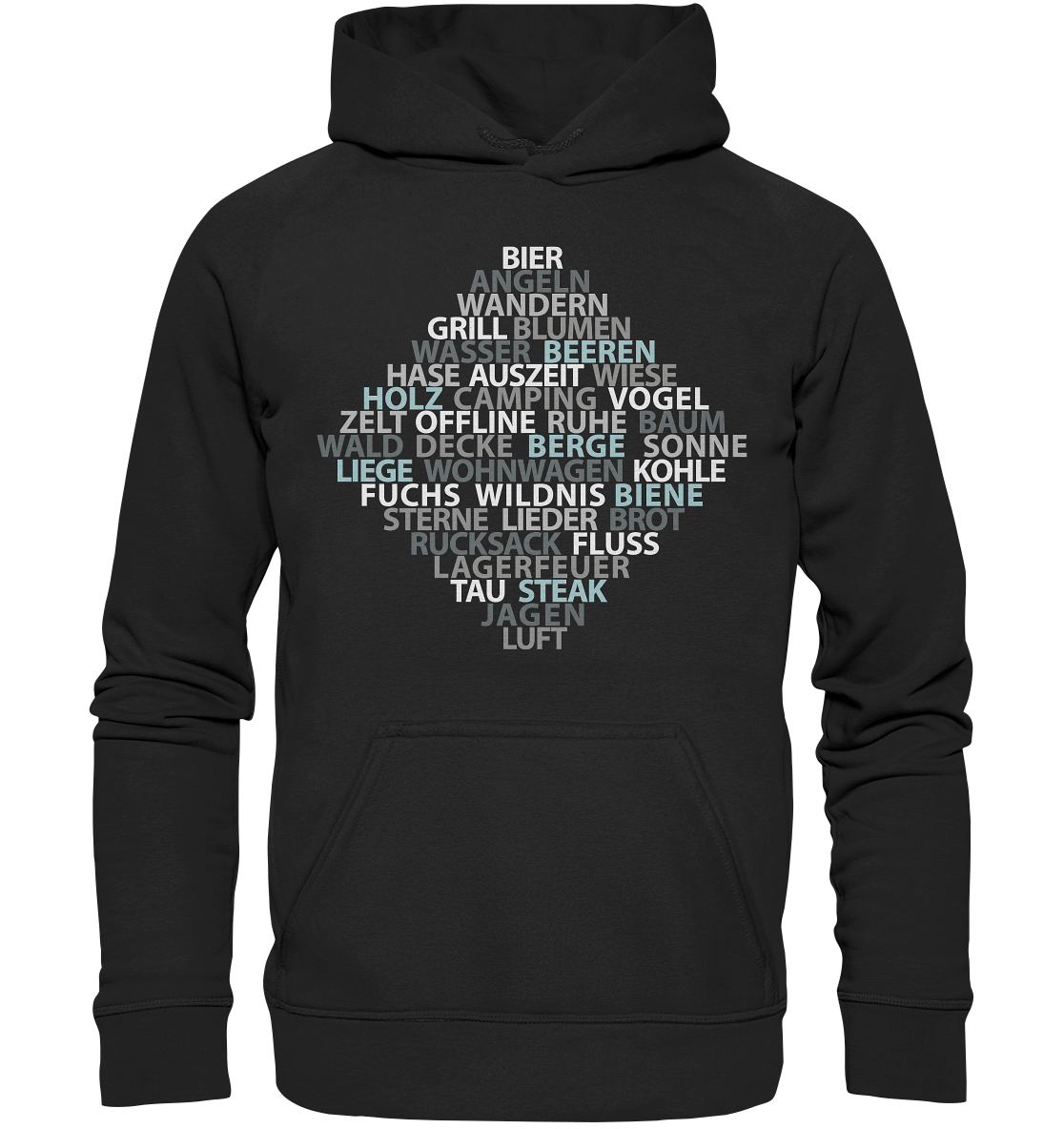 Wortsalat der Natur | Organic Hoodie 3XL-5XL