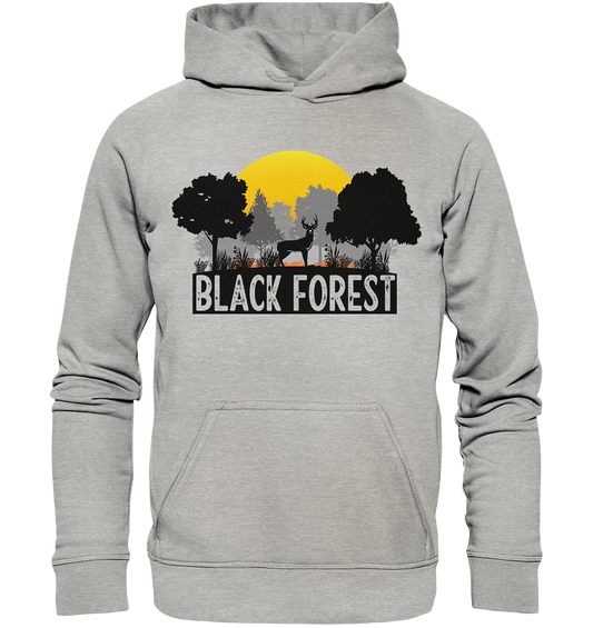 Black Forest Hirsch | Organic Hoodie 3XL-5XL