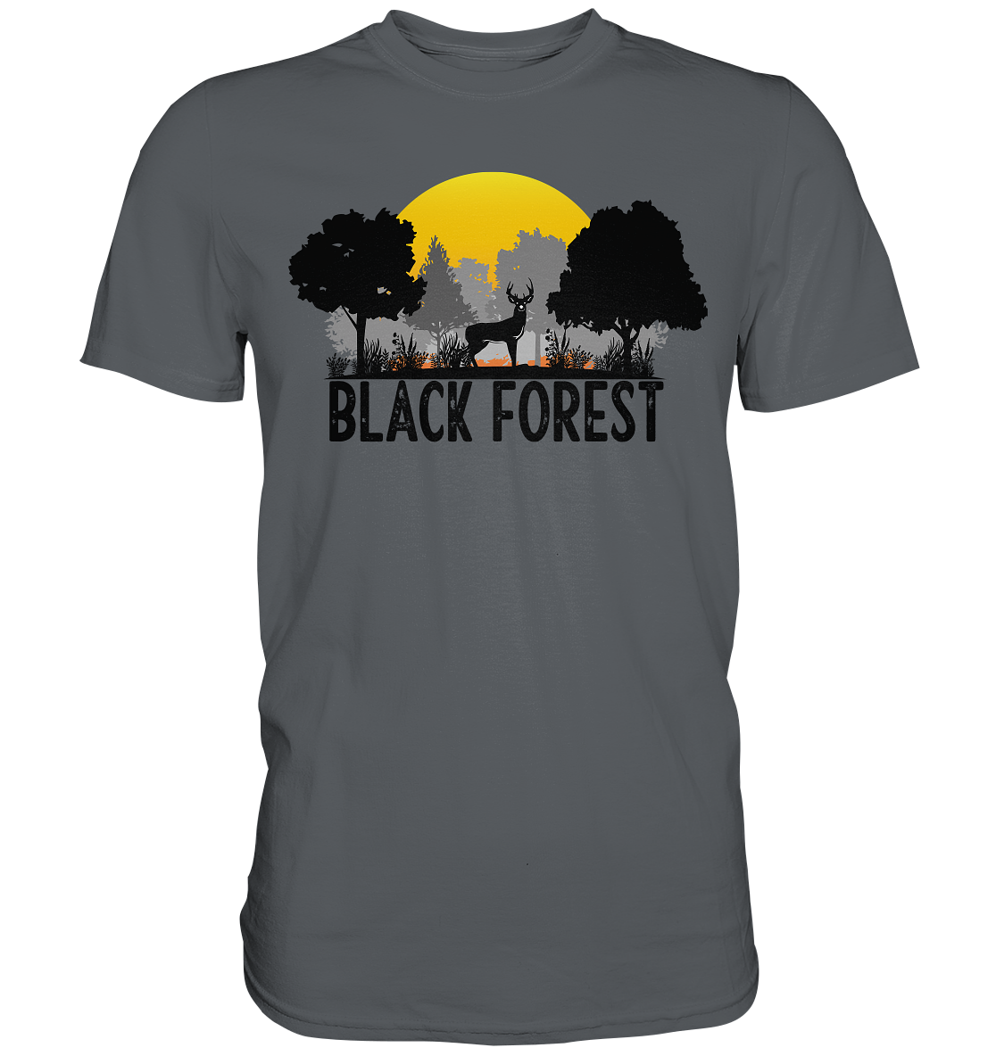 Black Forest Sonnenuntergang | Organic T-Shirt