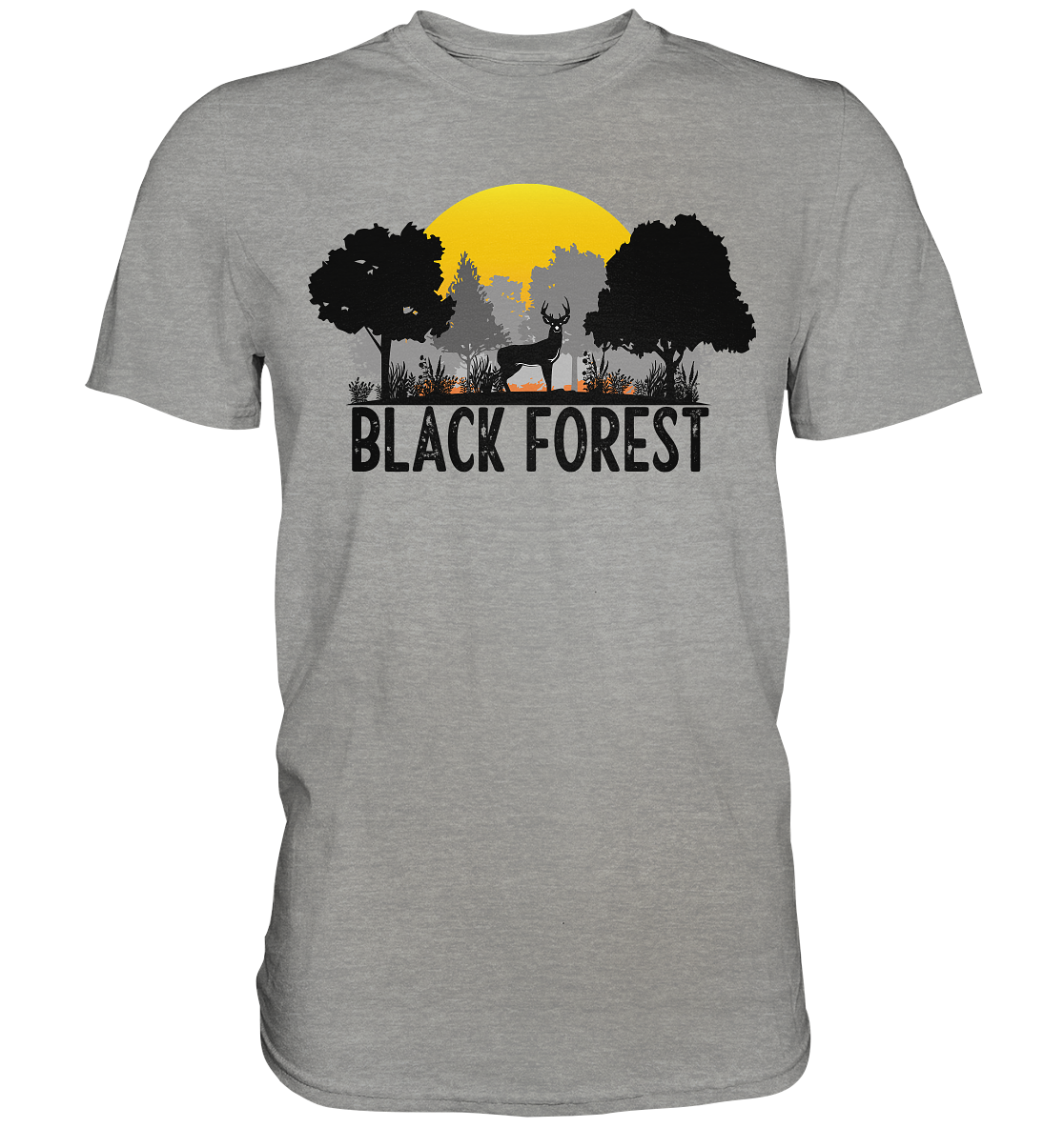 Black Forest Sonnenuntergang | Organic T-Shirt