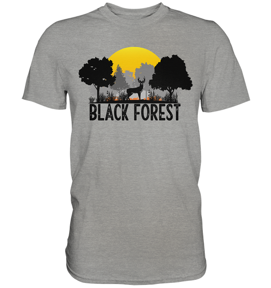 Black Forest Sonnenuntergang | Premium T-Shirt