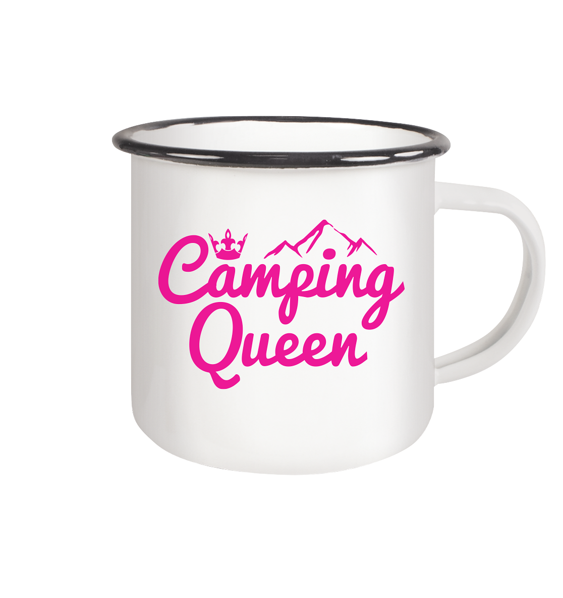 Camping Queen | Emaille Tasse