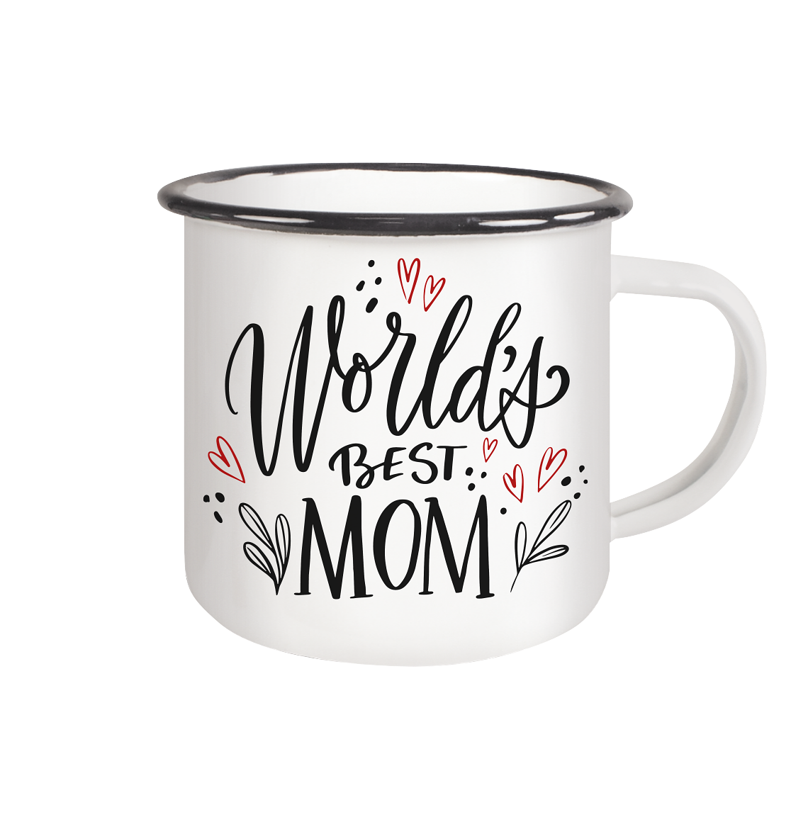 World's Best Mom | Emaille Tasse