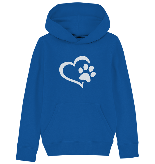 Herz mit Pfote | Kinder Hoodie