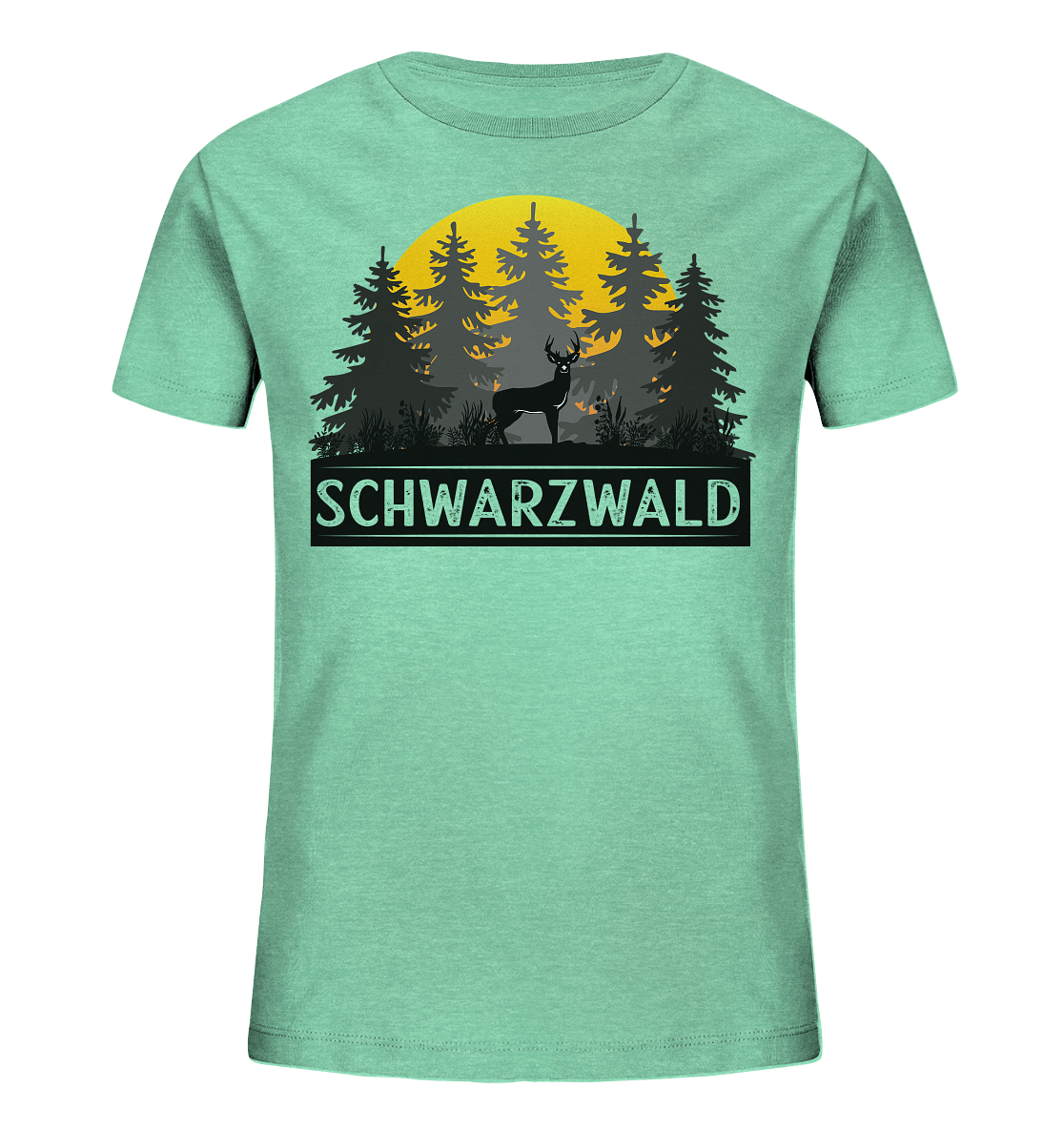 Schwarzwald Sonnenuntergang | Organic Kinder T-Shirt