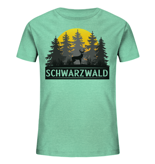 Schwarzwald Sonnenuntergang | Bio Kinder T-Shirt Organic