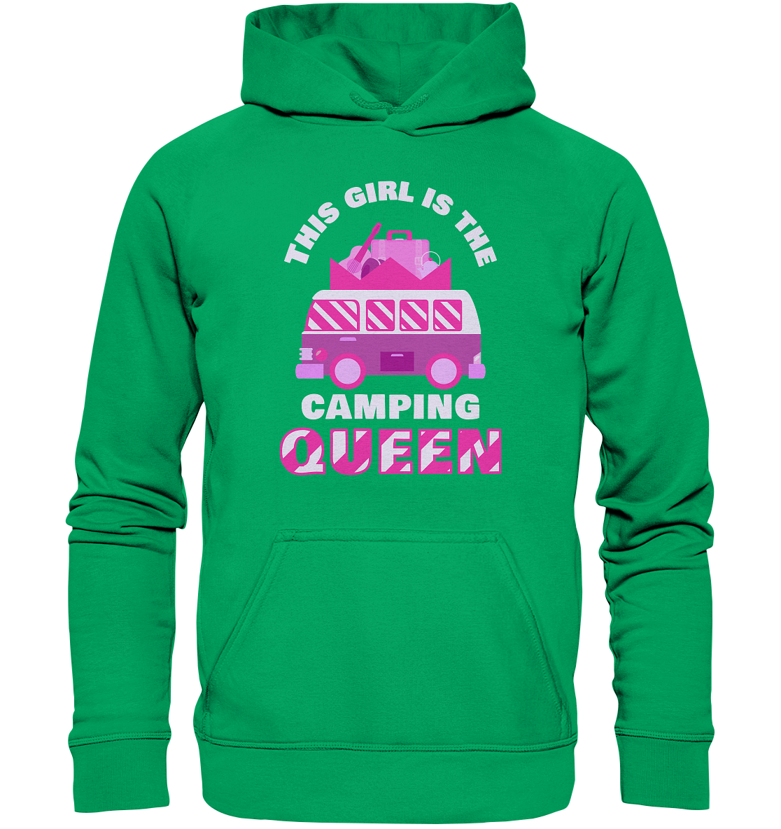 This Girl Is The Camping Queen | Organic Kinder Hoodie