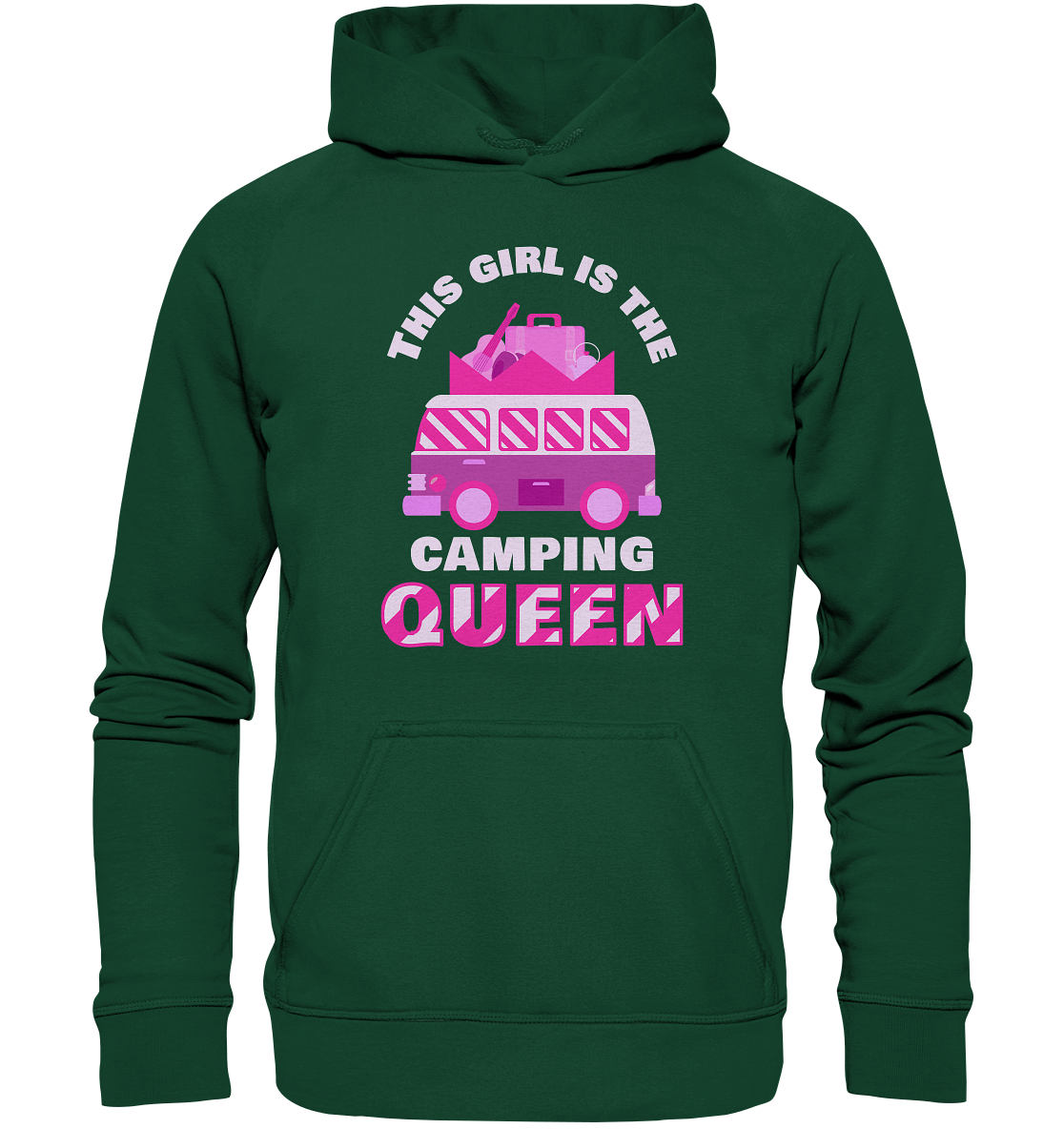 This Girl Is The Camping Queen | Organic Kinder Hoodie