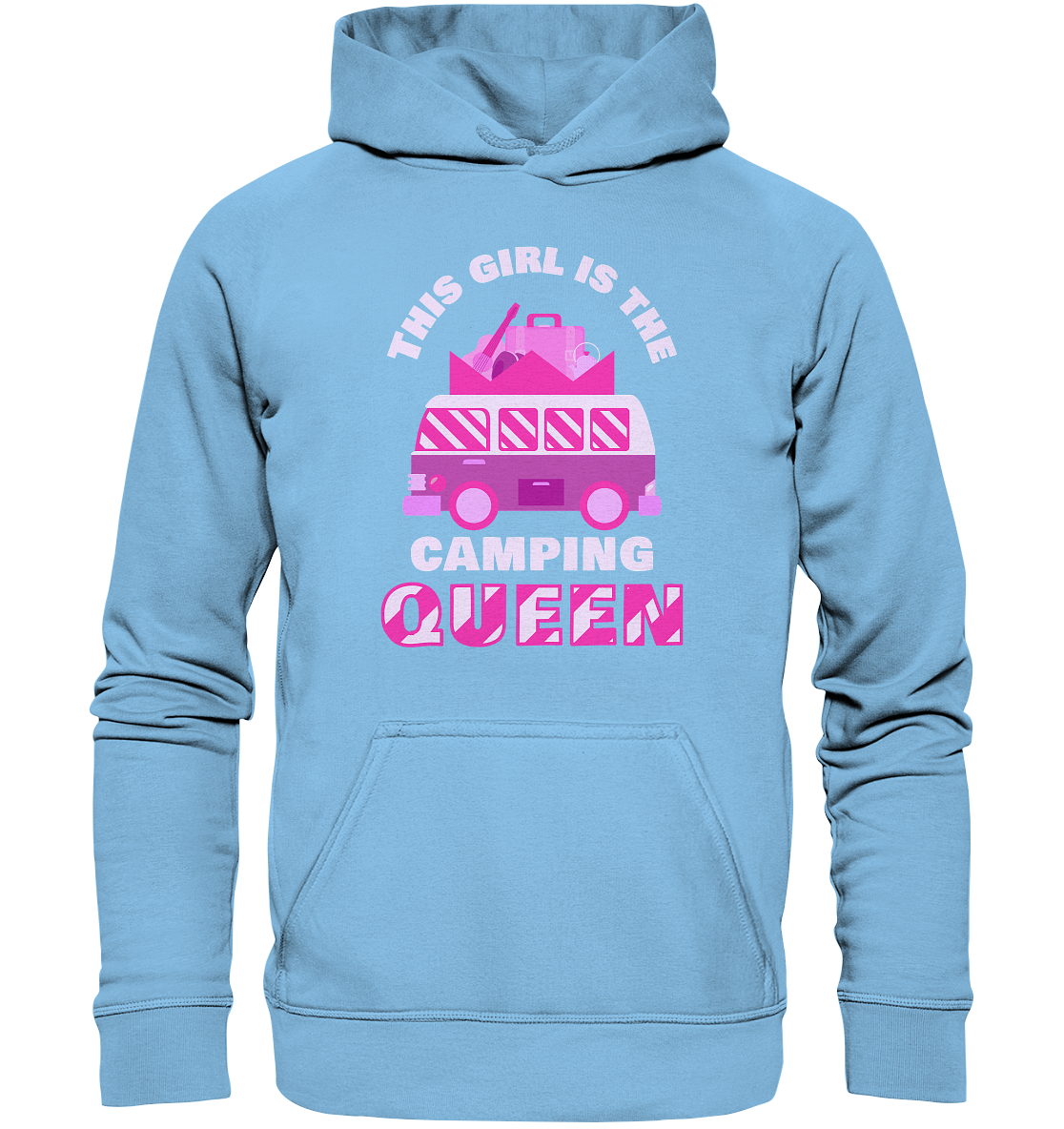 This Girl Is The Camping Queen | Organic Kinder Hoodie
