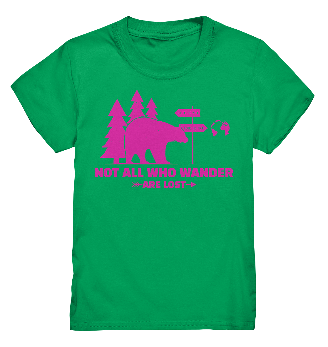Wanderbär Pink | T-Shirts - Kids Premium Shirt