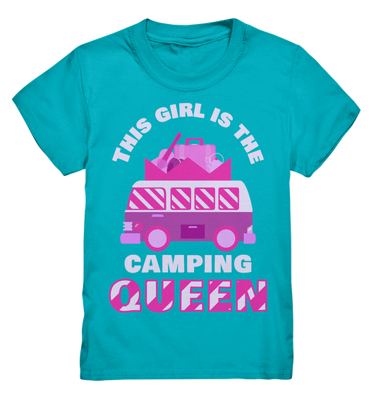 This Girl Is The Camping Queen | Kinder Premium T-Shirt