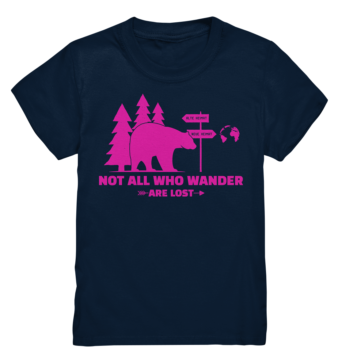 Wanderbär Pink | T-Shirts - Kids Premium Shirt