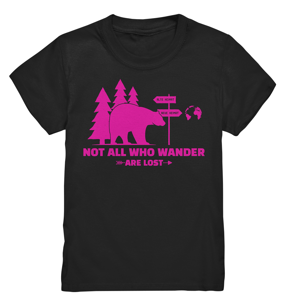 Wanderbär Pink | T-Shirts - Kids Premium Shirt