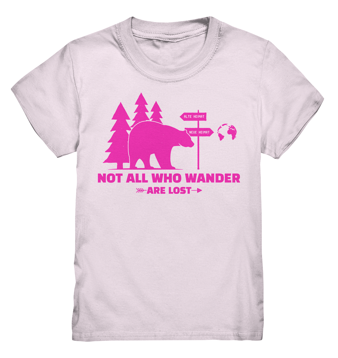 Wanderbär Pink | T-Shirts - Kids Premium Shirt