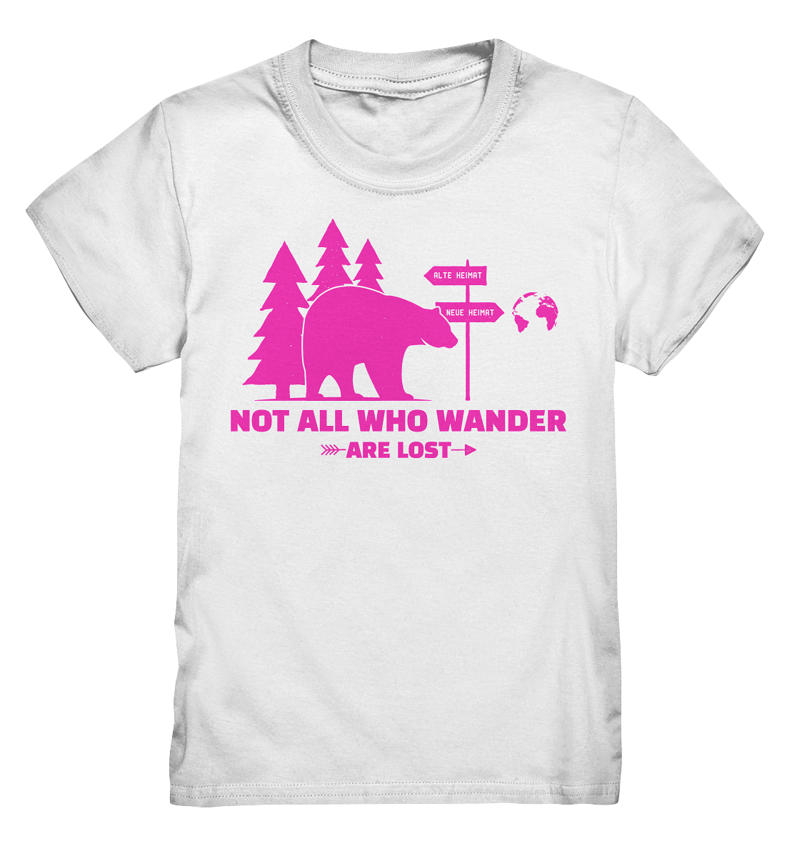 Wanderbär Pink | T-Shirts - Kids Premium Shirt