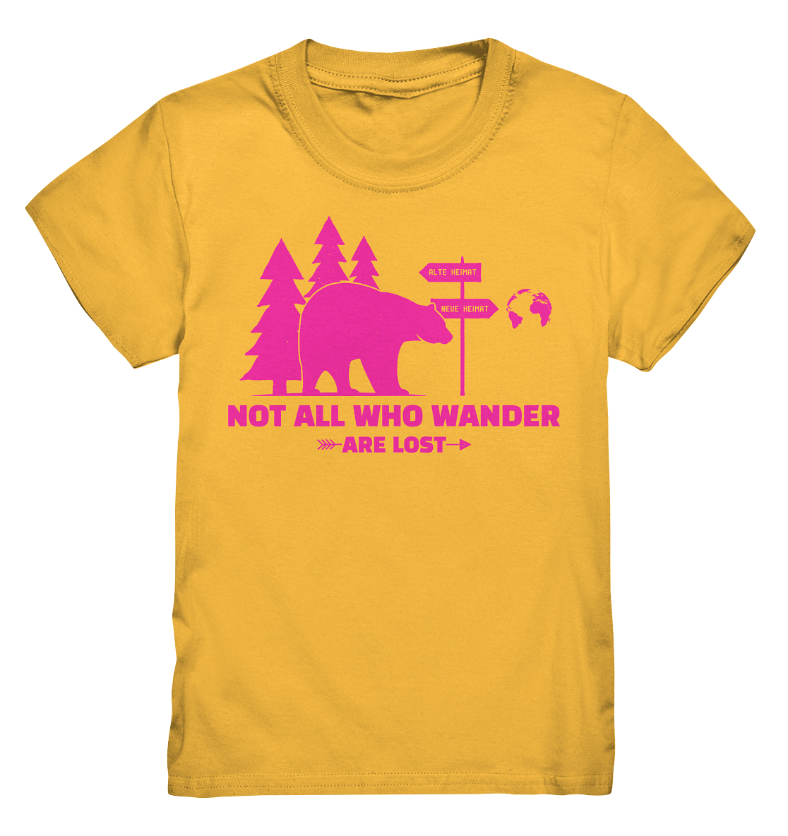 Wanderbär Pink | T-Shirts - Kids Premium Shirt