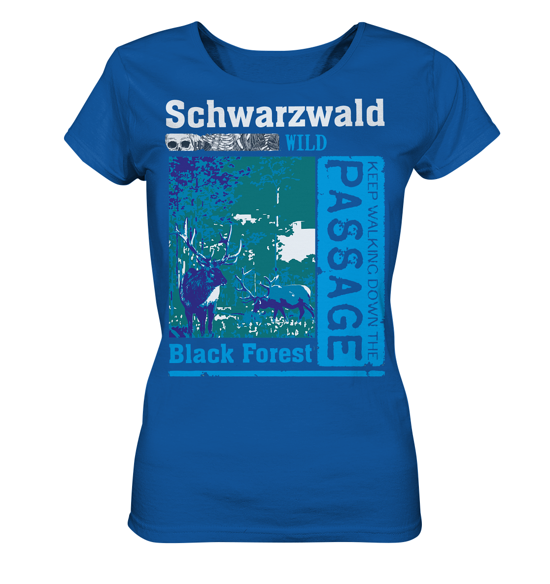 Schwarzwald Wild Passage | Damen Bio T-Shirt Organic