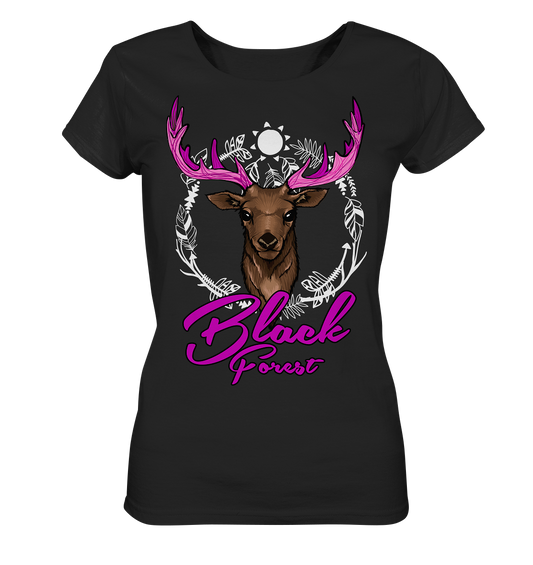 Black Forest Hirsch | Organic Damen T-Shirt