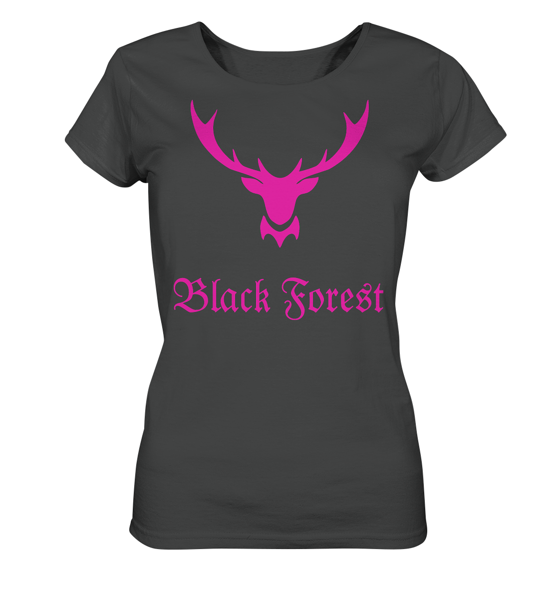 Black Forest Hirschgeweih | Organic Damen T-Shirt