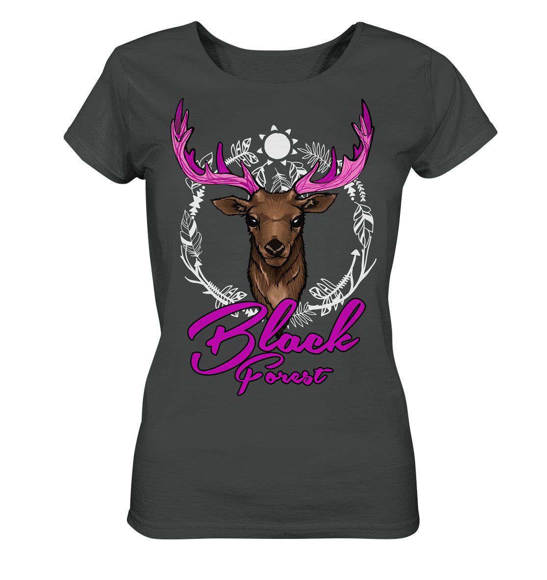 Black Forest Hirsch | Organic Damen T-Shirt