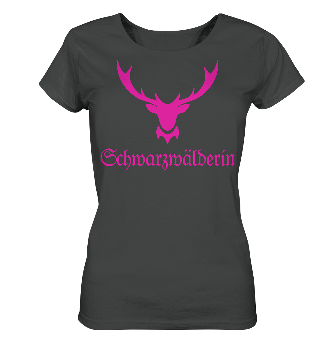 Schwarzwälderin Hirschgeweih | Organic Damen T-Shirt